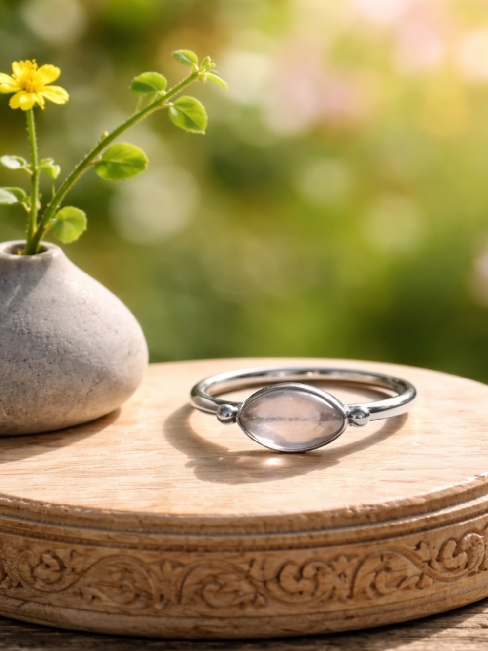 Rose Quartz Ring - Picture 7 of 11